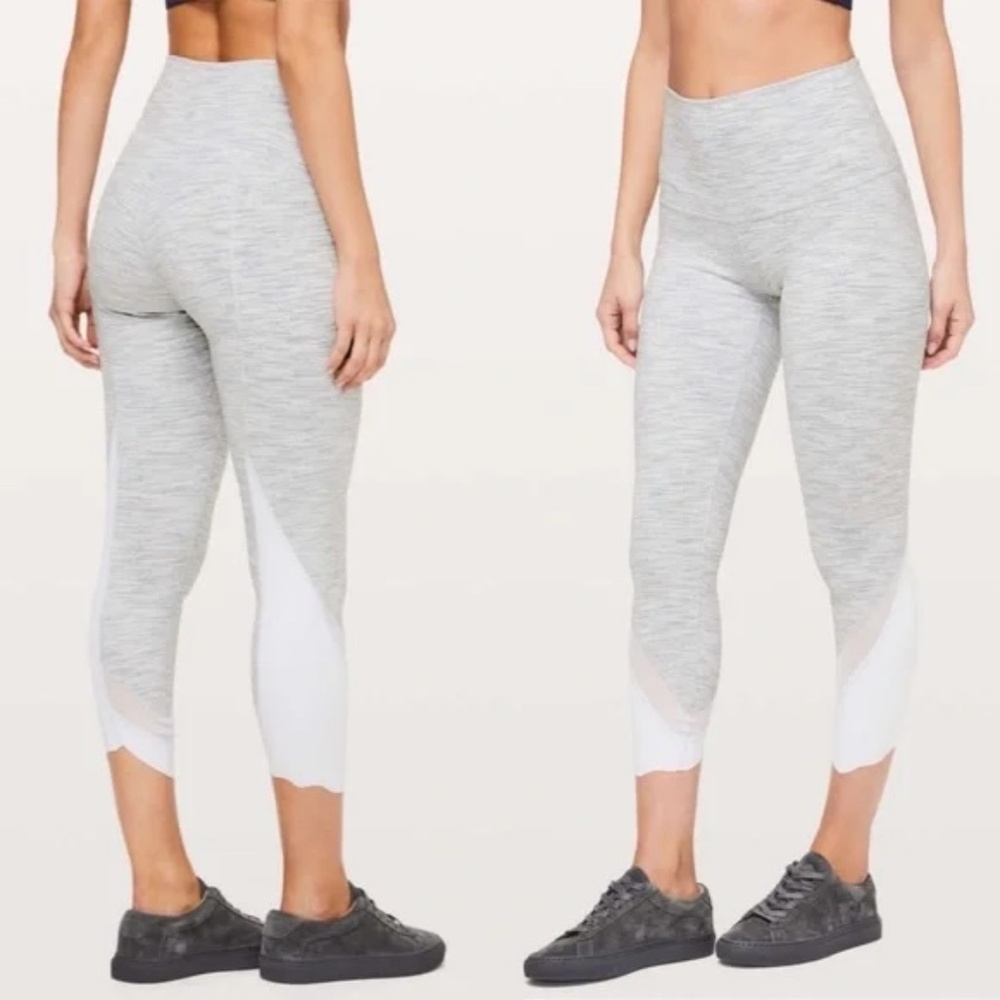 Lululemon Wunder Under Crop II Special Edition Scallop 24"